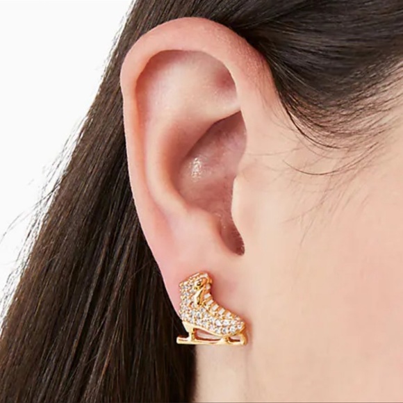 Kate Spade Snow Day Skate Stud Earrings - Picture 2 of 4